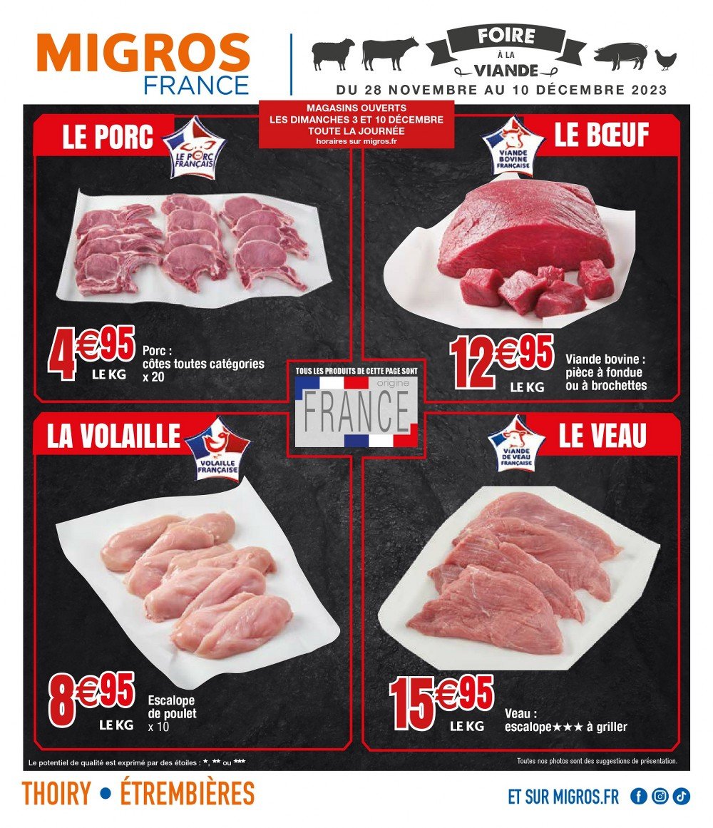 catalogue migros